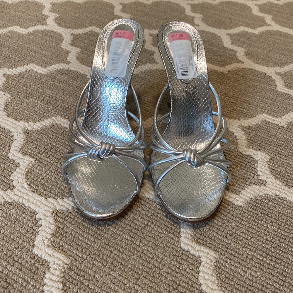 Schutz Silver Heels